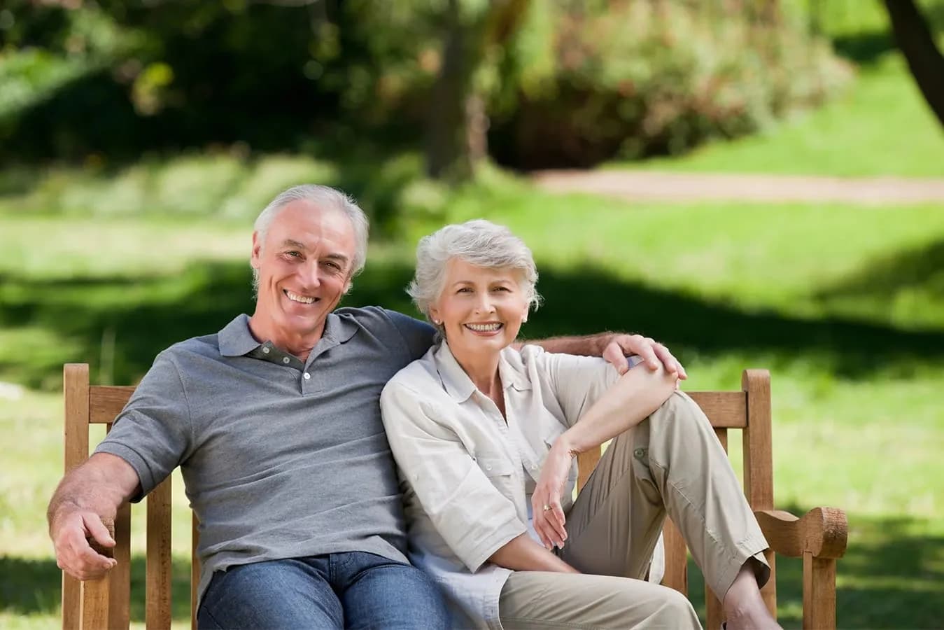 Patient with natural-looking custom dentures at Royal Oak Smiles NW Calgary